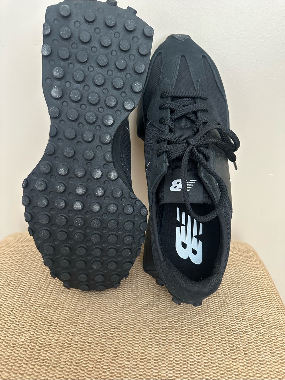 New Balance Black Athletic Sneakers with Textured Outsole, Brand New! ( no box )